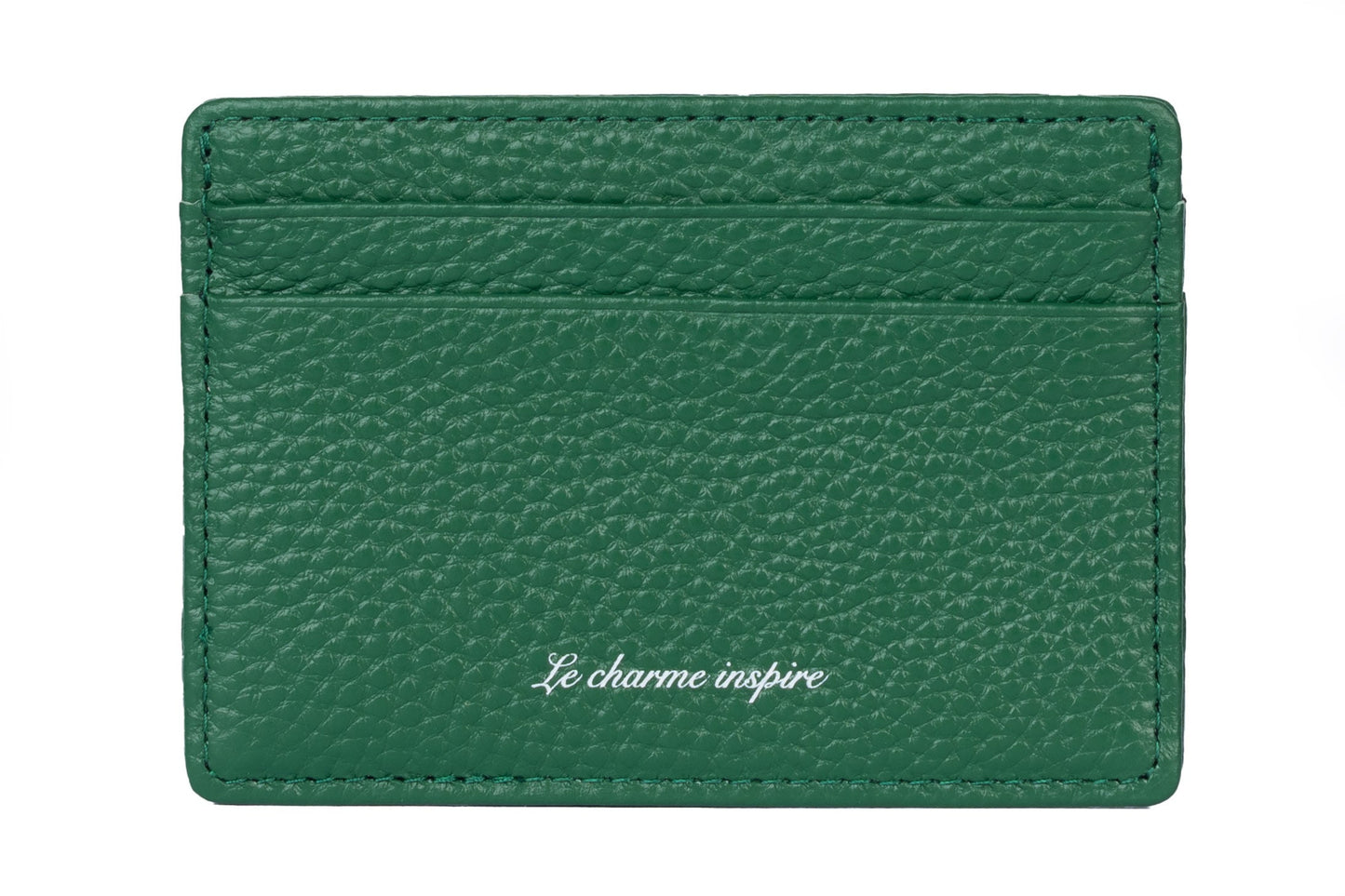 Leather Cardholder Green
